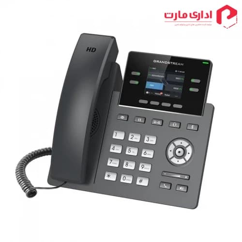 تلفن تحت شبکه گرنداستریم مدل GRP2612P با دو اکانت SIP — تصویر ۴