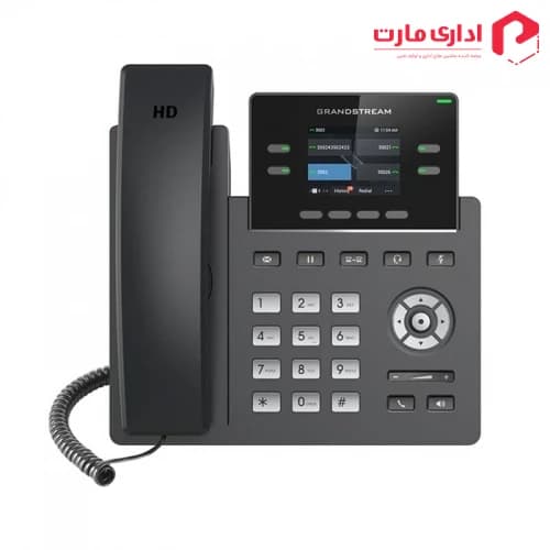تلفن تحت شبکه گرنداستریم مدل GRP2612P با دو اکانت SIP — تصویر ۲
