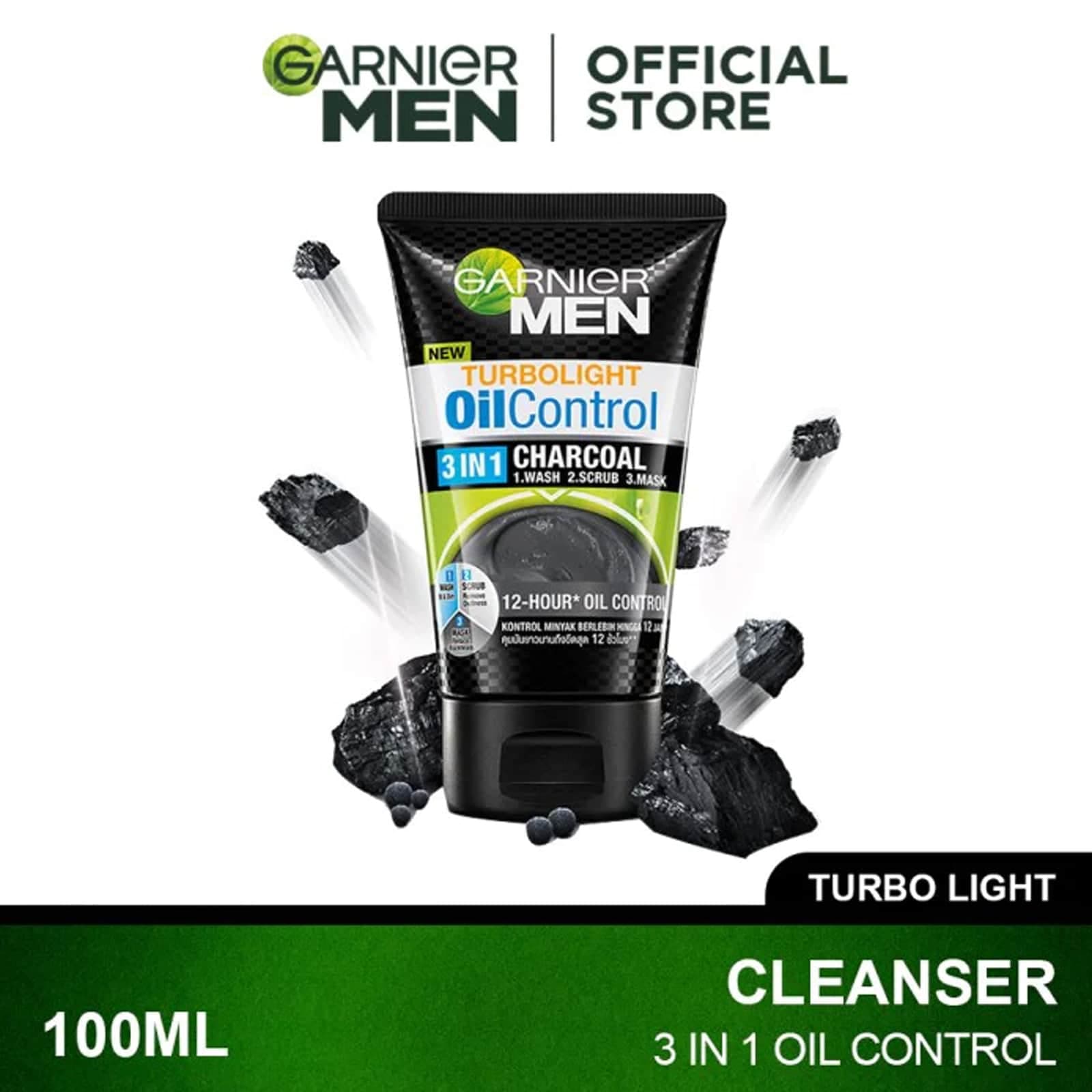 فوم شستشو مردانه گارنیر Oil Control سه کاره [پوست چرب] — تصویر ۲