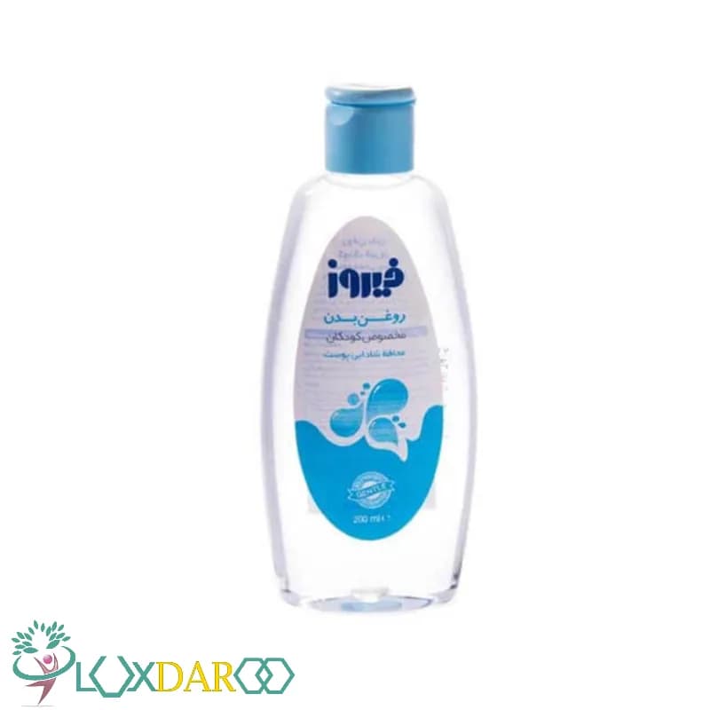 روغن بدن کودک فیروز نرم کننده و طراوت بخش