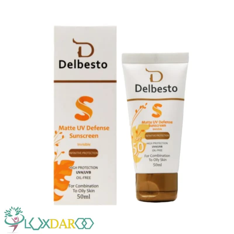 ضد آفتاب فاقد چربی بی رنگ دلبستو SPF50