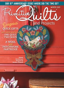 مجله Primitive Quilts and Projects؛ اکتبر 2021