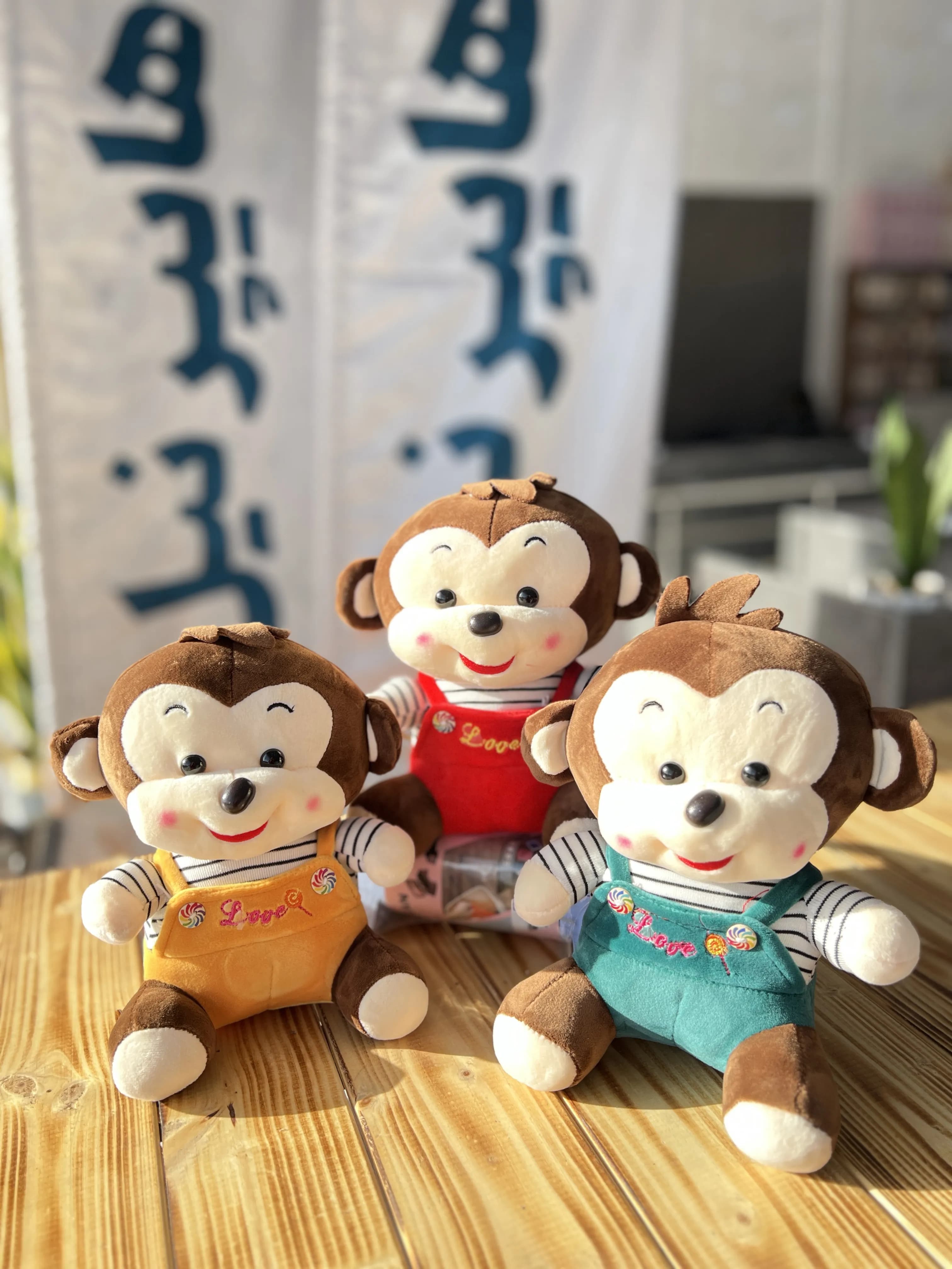 عروسک میمون کد 3-1763 وارداتی (x) — تصویر ۲