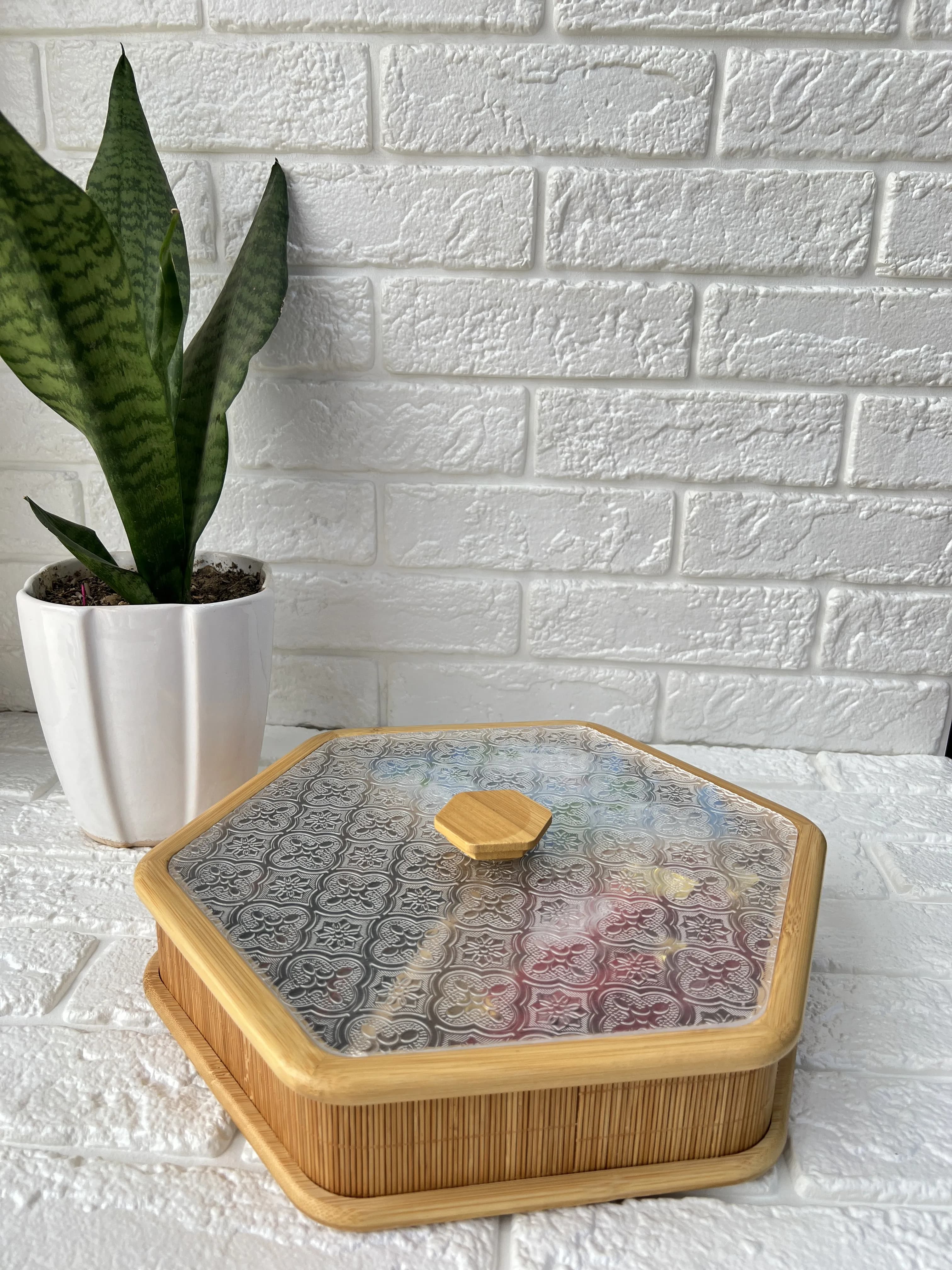 باکس پذیرایی بامبو کد 27-0671 وارداتی (x) — تصویر ۲