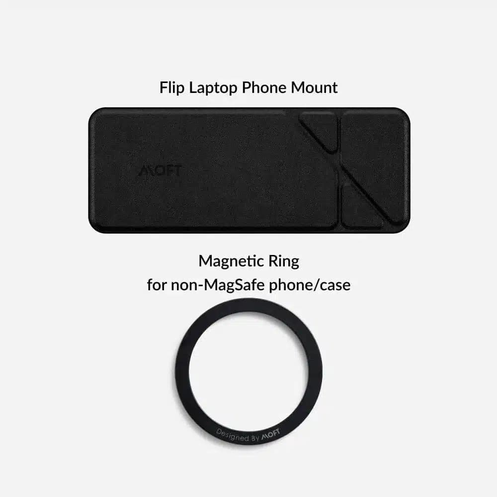 هولدر گوشی برای لپ تاپ مافت مدل MOFT Flip Laptop Phone Mount رنگ مشکی — تصویر ۶