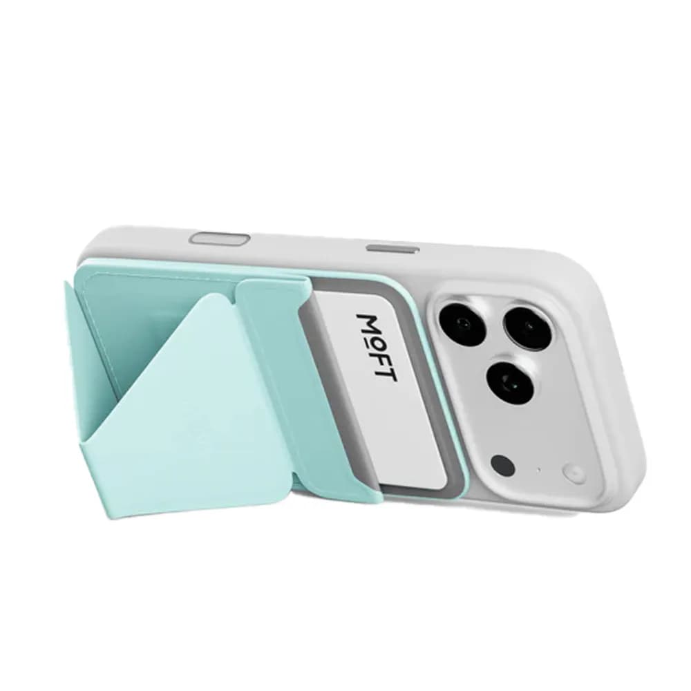جاکارتی و استند مگ سیف مافت مدل Moft Snap-on Phone Stand Wallet MOVAS رنگ نارنجی تیره — تصویر ۵