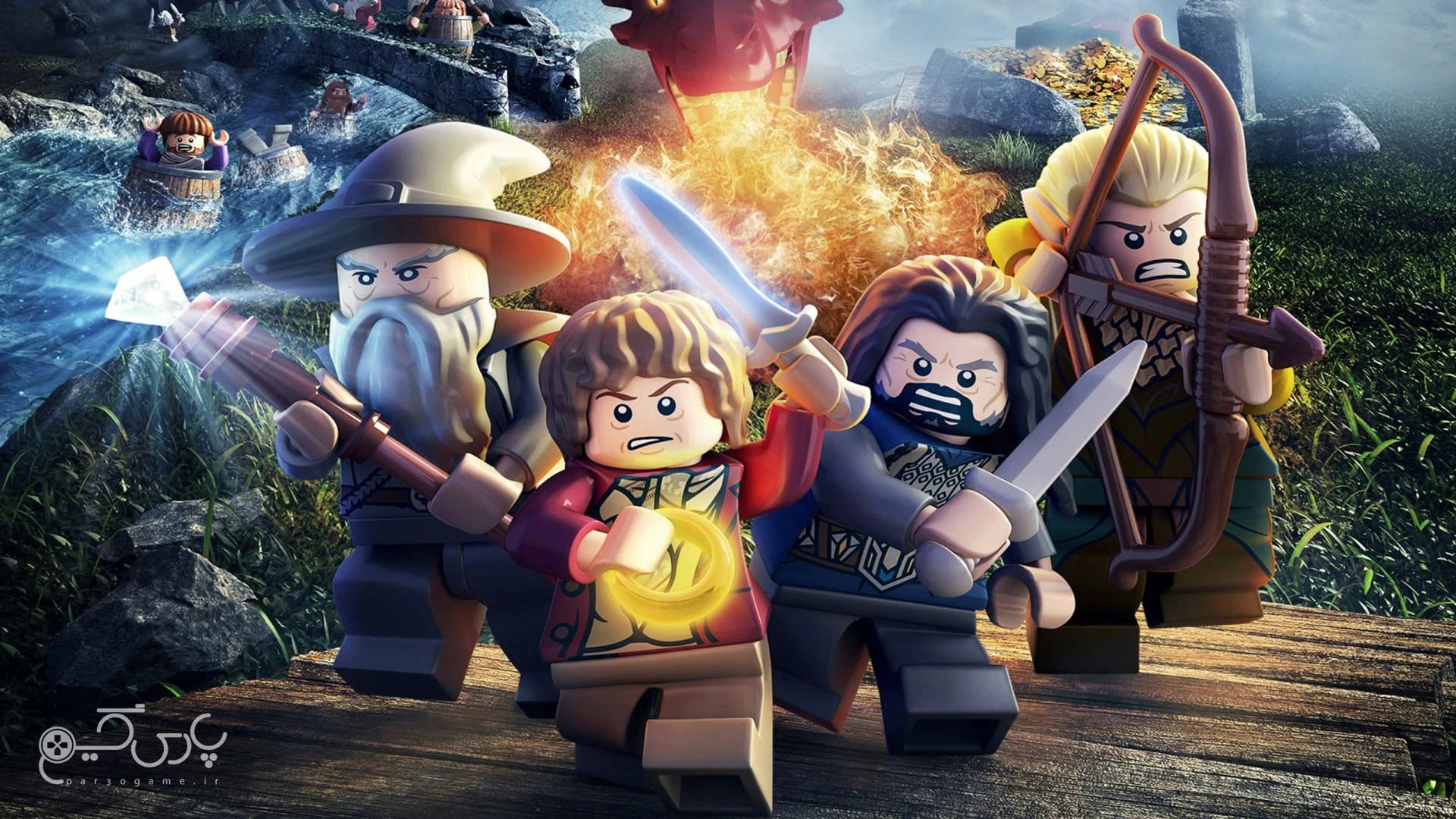 LEGO The Hobbit-پرنیان-2DVD — تصویر ۲