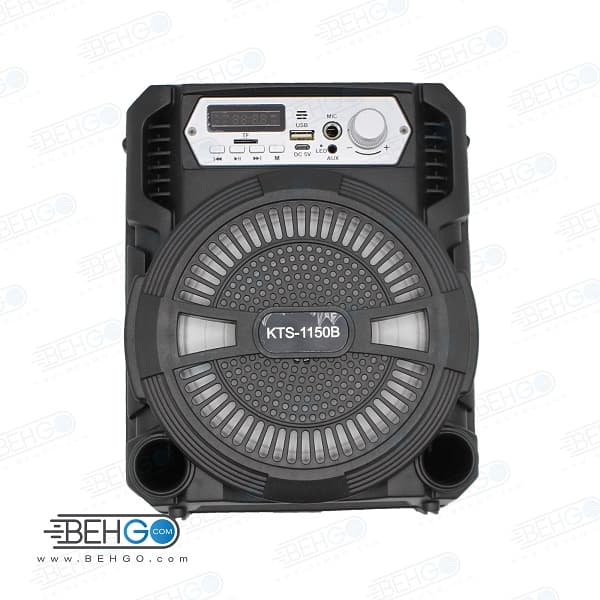 اسپیکر بلوتوثی قابل حمل حرفه ای مدل Portable Bluetooth Speaker kts-1150B