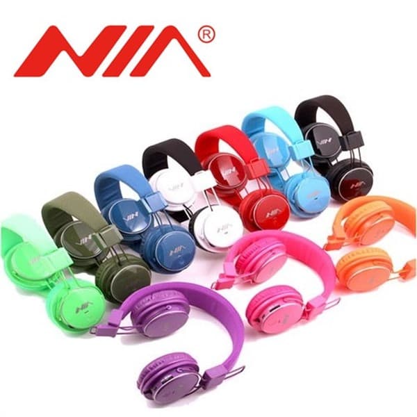 هدفون اصلی Nia هدست بلوتوث دار مدل نیا کیو 8 هدفون بی سیم اورجینال نیا اصلی مدل Q8-851S هدست بلوتوثی با کیفیت رنگی Original IA Q8-851S Wireless Headphones — تصویر ۴