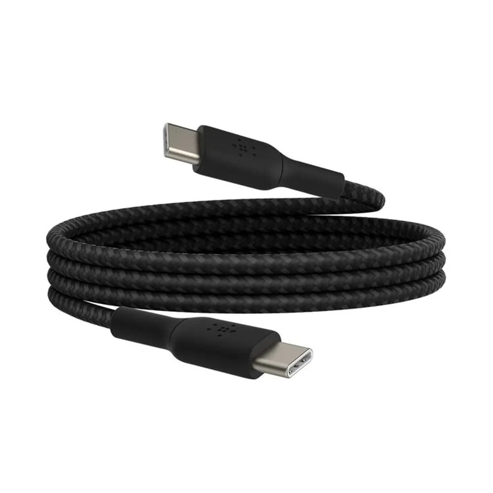 کابل تبدیل USB-C به USB-C بلکین مدل CAA004bt1M | طول 1 متر رنگ مشکی — تصویر ۳