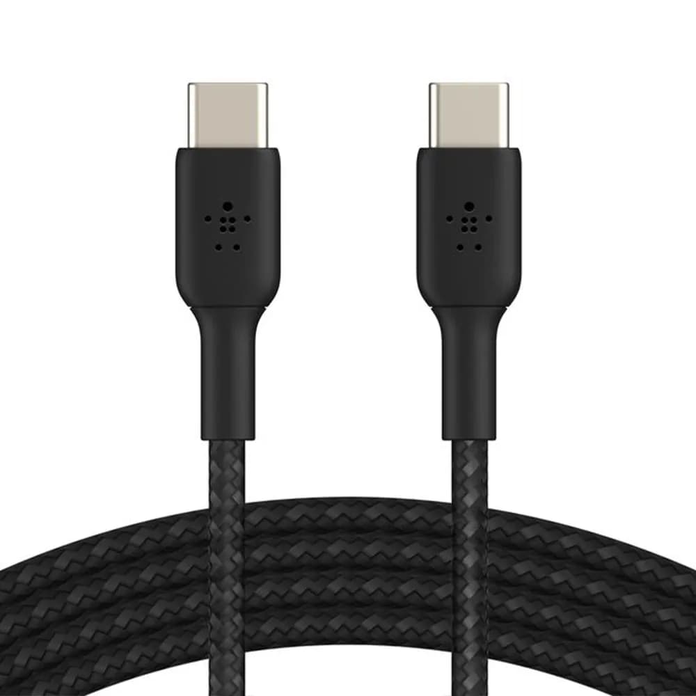 کابل تبدیل USB-C به USB-C بلکین مدل CAA004bt1M | طول 1 متر رنگ مشکی — تصویر ۲