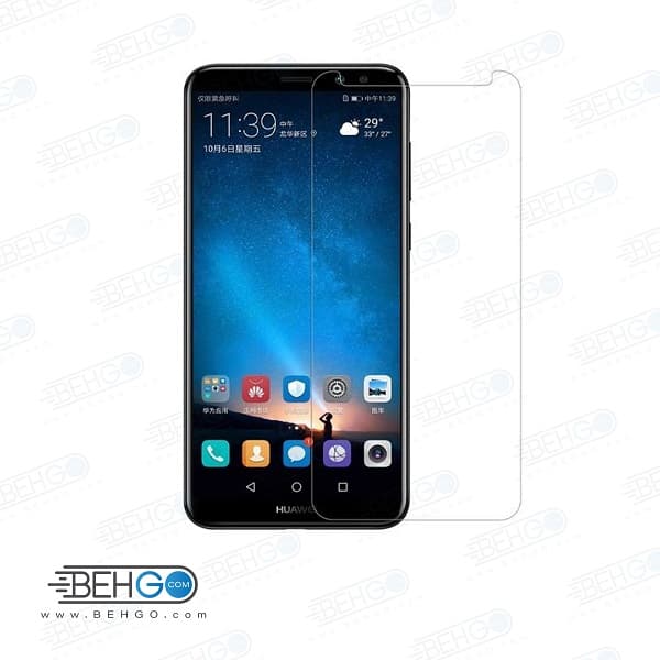 گلس میت 10 بی رنگ و شفاف هواوی mate10 یا ,میت 10 محافظ صفحه نمایش شیشه ای Glass Screen Protector huawei mate10