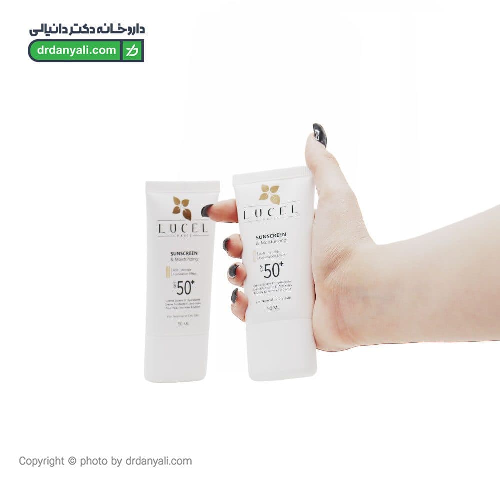 کرم ضد آفتاب رنگی پوست خشک لوسل SPF50 حجم 50 میلی لیتر — تصویر ۲