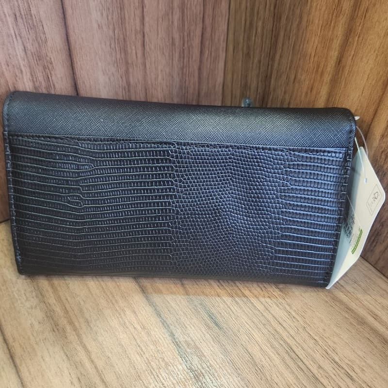 کیف پول چرم زنانه مشکی برند سیکس تحت لیسانس آلمان SIX 818230 — تصویر ۲