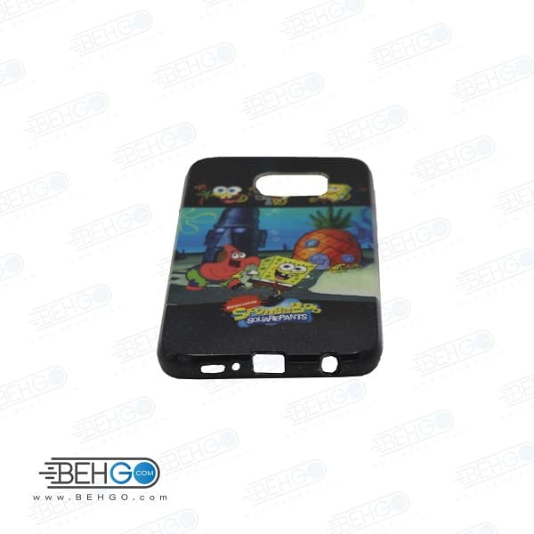 قاب گوشی سامسونگ اس سیکس s6 طرح دار مدل باب اسفنجی Back cover For Samsung galaxy S6 — تصویر ۲