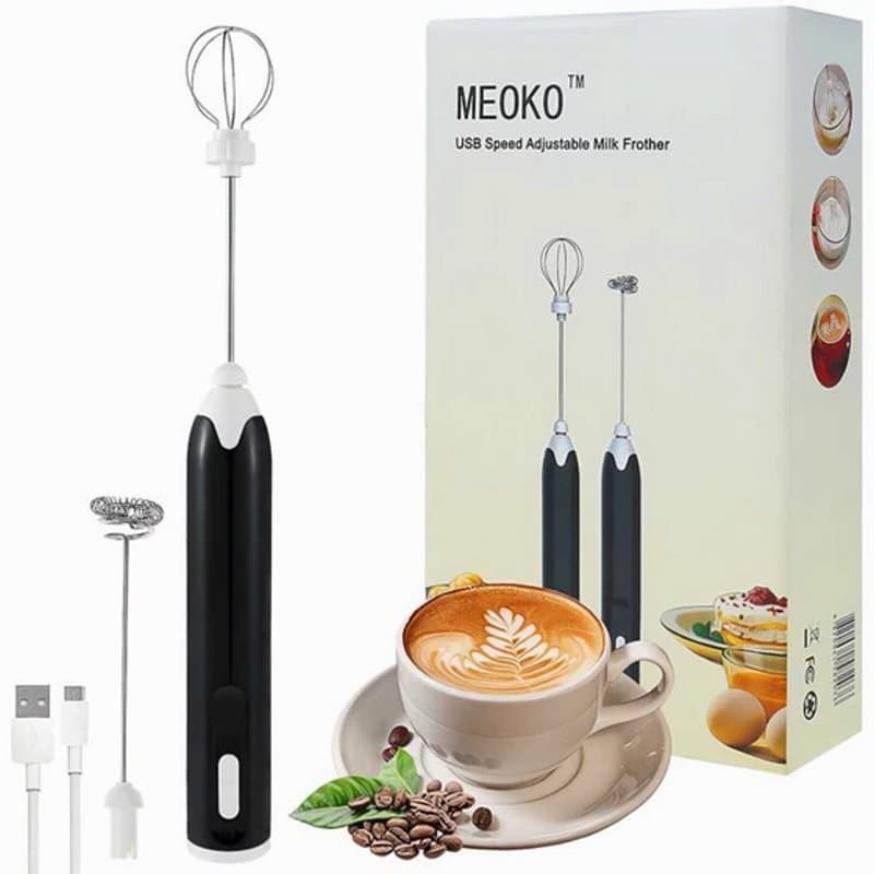 همزن و فوم ساز شارژی Meoko مدل MK-001 با دوسری مختلف با قابلیت تنظیم 3 حالته سرعت کد B355 — تصویر ۲