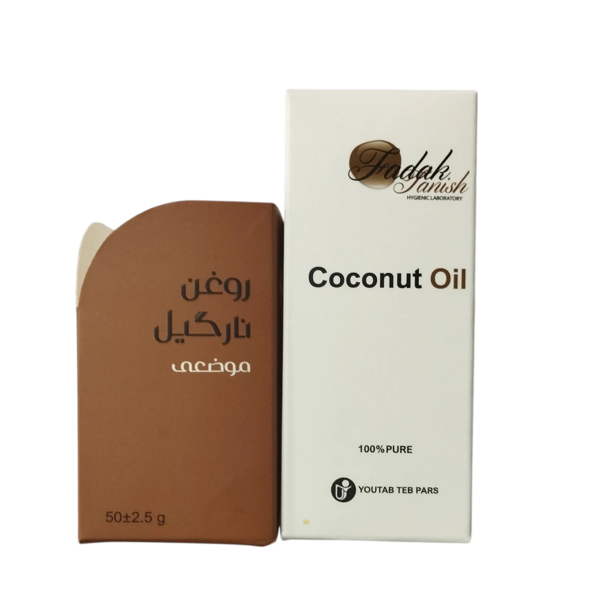 روغن نارگیل یوتاب فدک جعبه‌ای 50 گرم