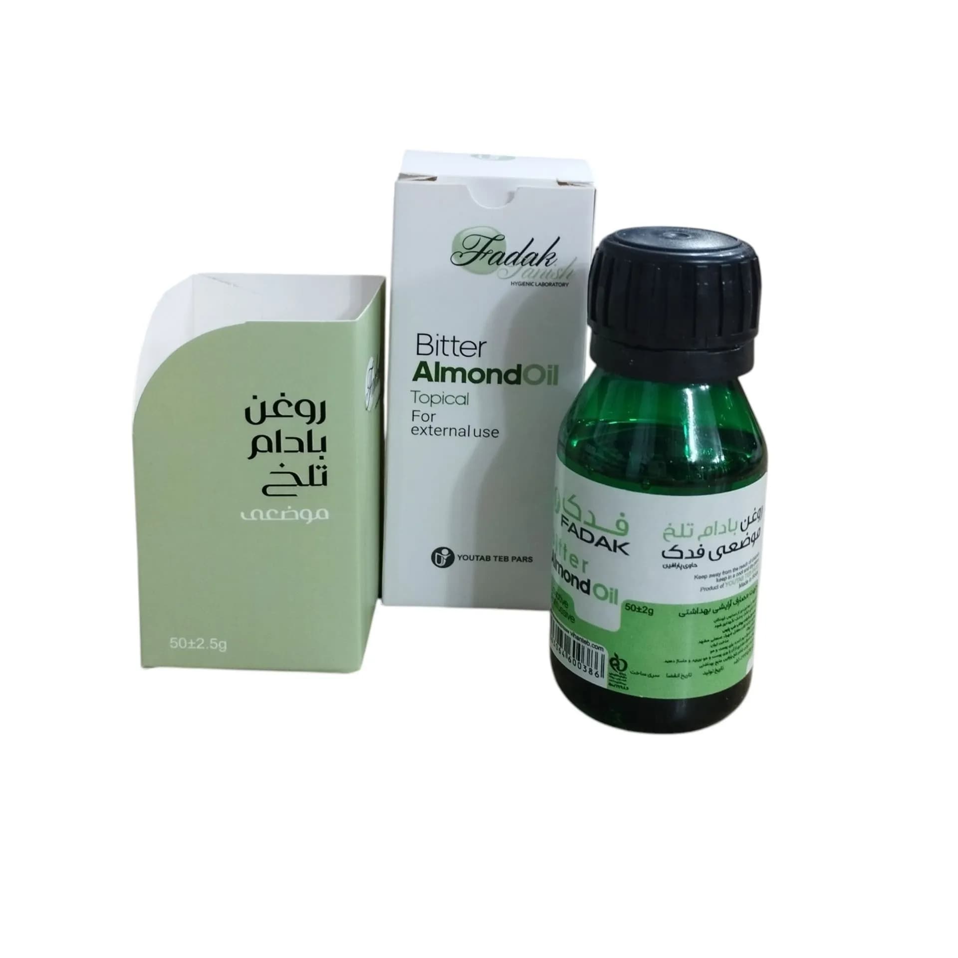 روغن بادام تلخ فدک ۵۰ گرمی جعبه دار