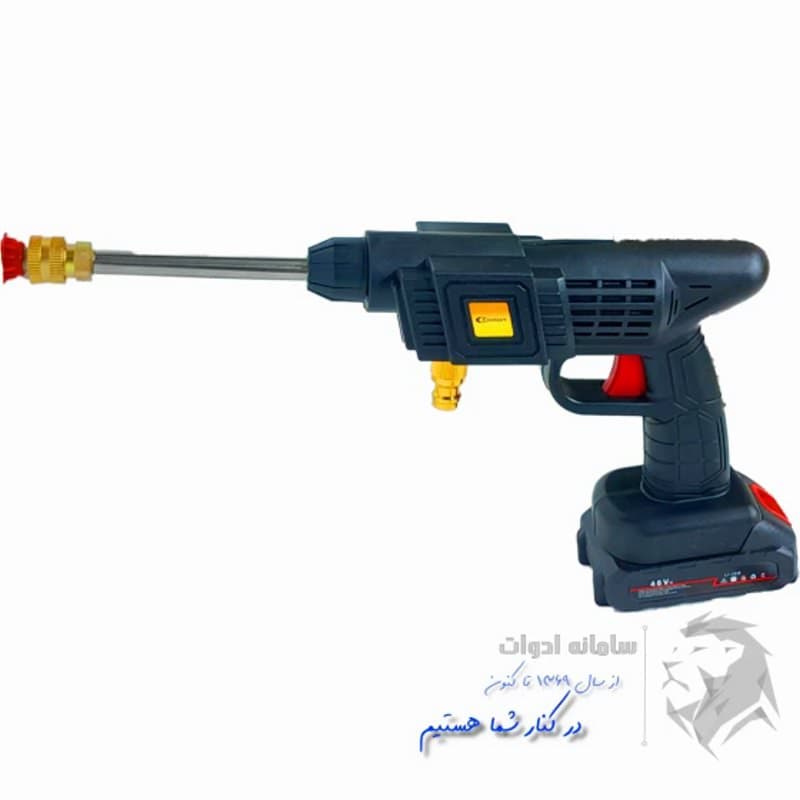 کارواش شارژی سه حالته 48 ولت 2 باطری کد B733