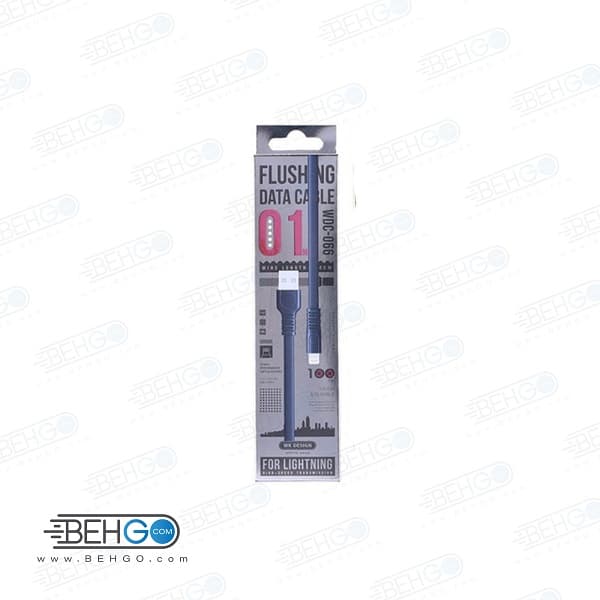 کابل اپل اصلی تبدیل یو اس بی به ایفون دبلیو کی WK WDC-066i — تصویر ۲