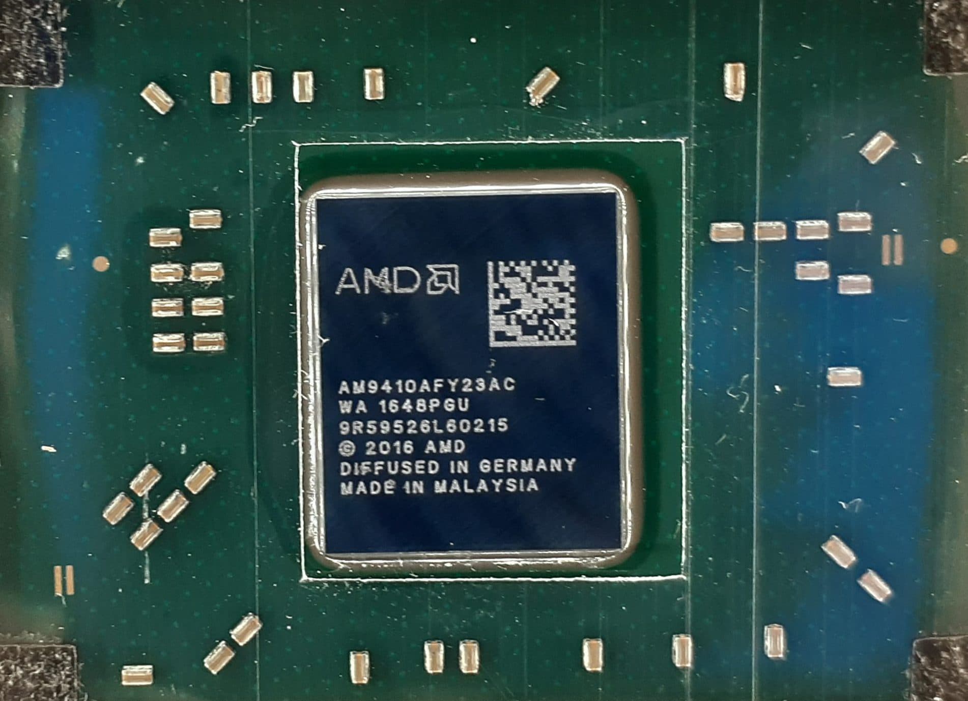 مادربرد لپ تاپ اچ پی Pavilion 15-AU/15-AW AMD A9 بدون گرافیک — تصویر ۴