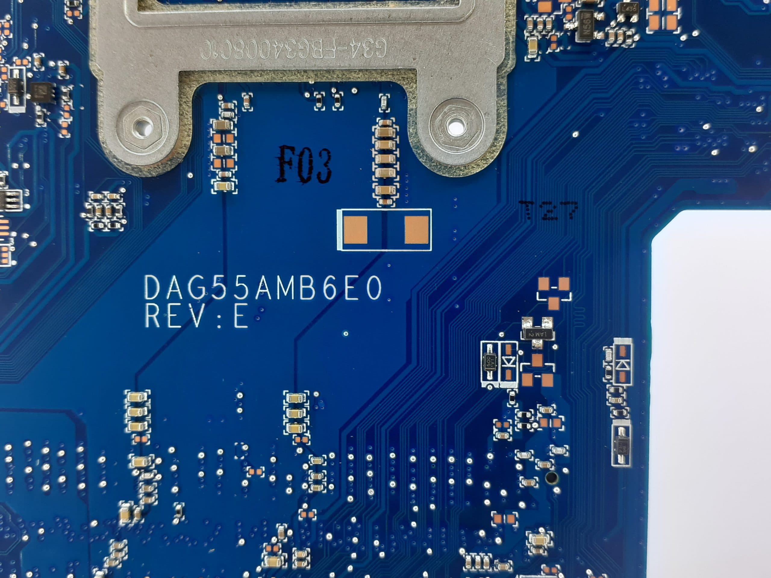 مادربرد لپ تاپ اچ پی Pavilion 15-AU/15-AW AMD A9 بدون گرافیک — تصویر ۳