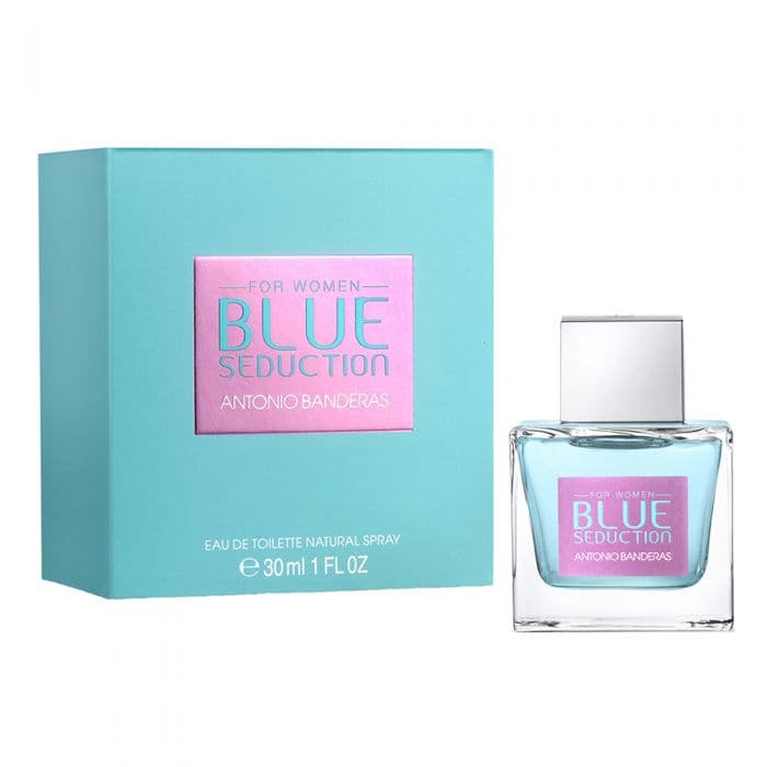 ادوتویلت زنانه آنتونیو باندراس آبی مدل Blue Seduction حجم ۲۰۰ میل — تصویر ۲