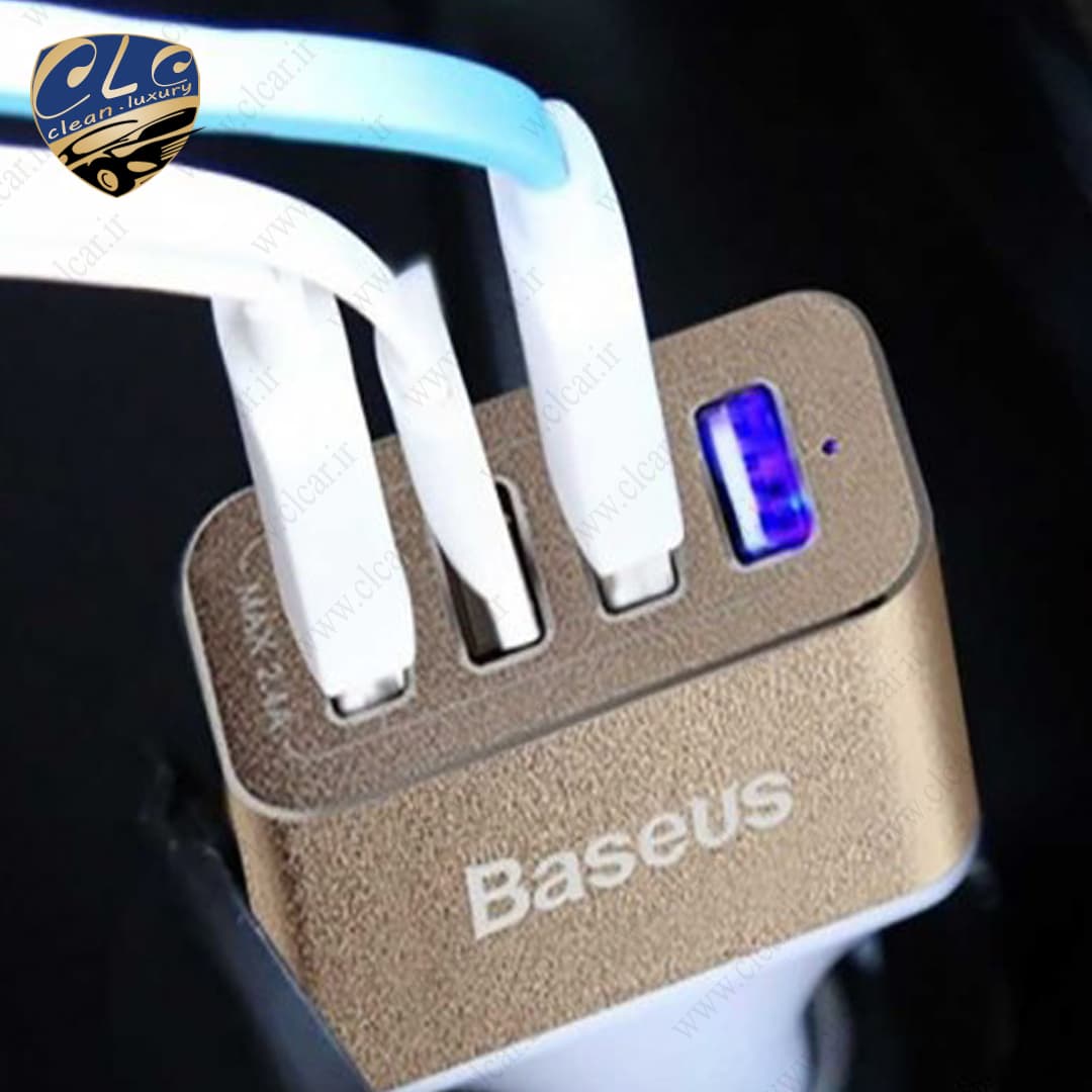 شارژر فندکی چهار پورت Baseus Smart Voyage Series — تصویر ۲