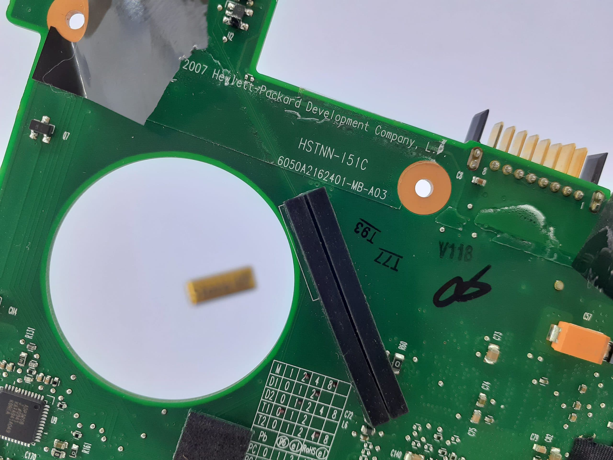مادربرد لپ تاپ اچ پی Pavilion DV3500 با گرافیک 512MB — تصویر ۳