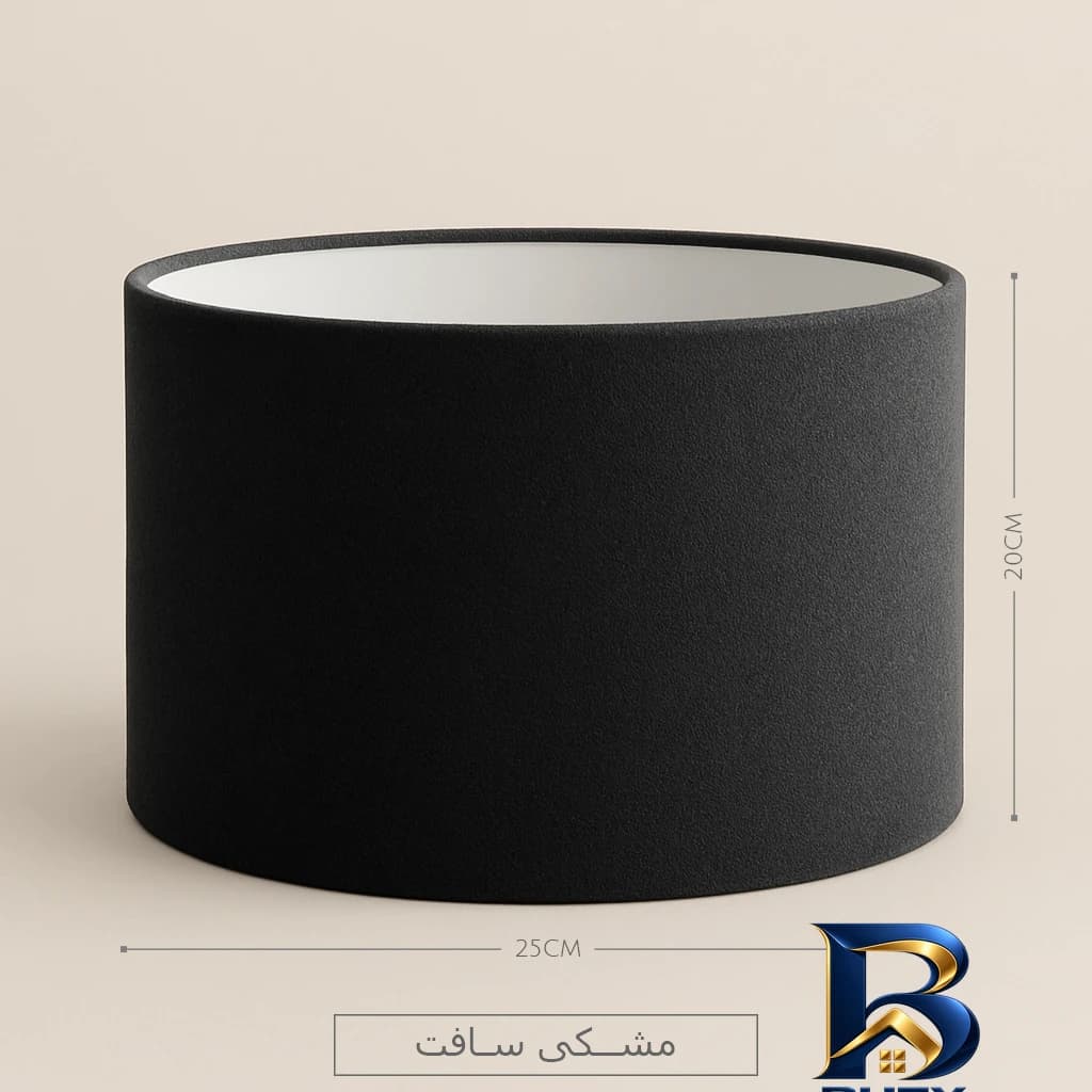 شید آباژور لوستر مدل استوانه ۲۵ کد TD۲۵ اصل — تصویر ۷