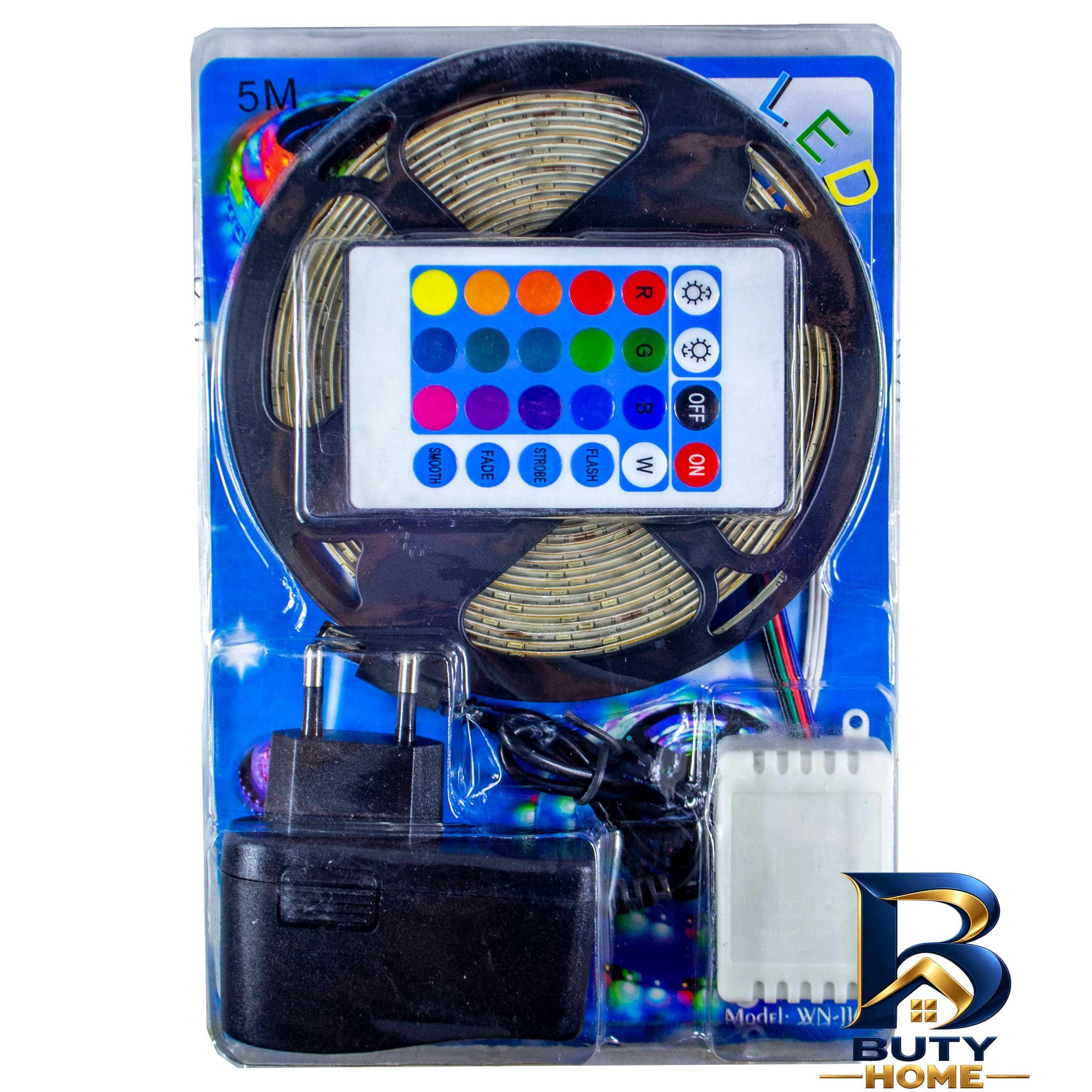 ریسه ال ای دی RGB-remote با طول ۵ متر — تصویر ۵