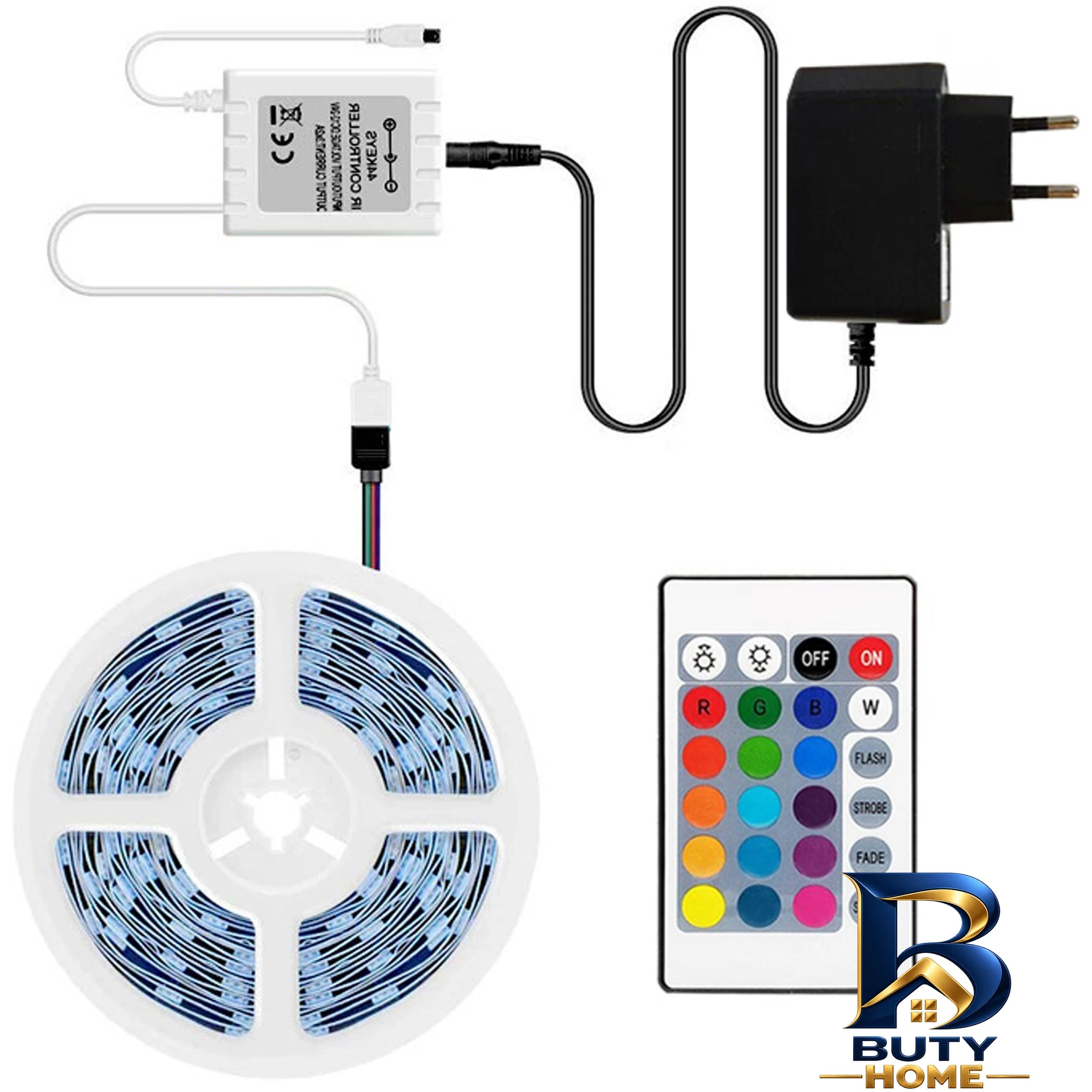 ریسه ال ای دی RGB-remote با طول ۵ متر — تصویر ۲