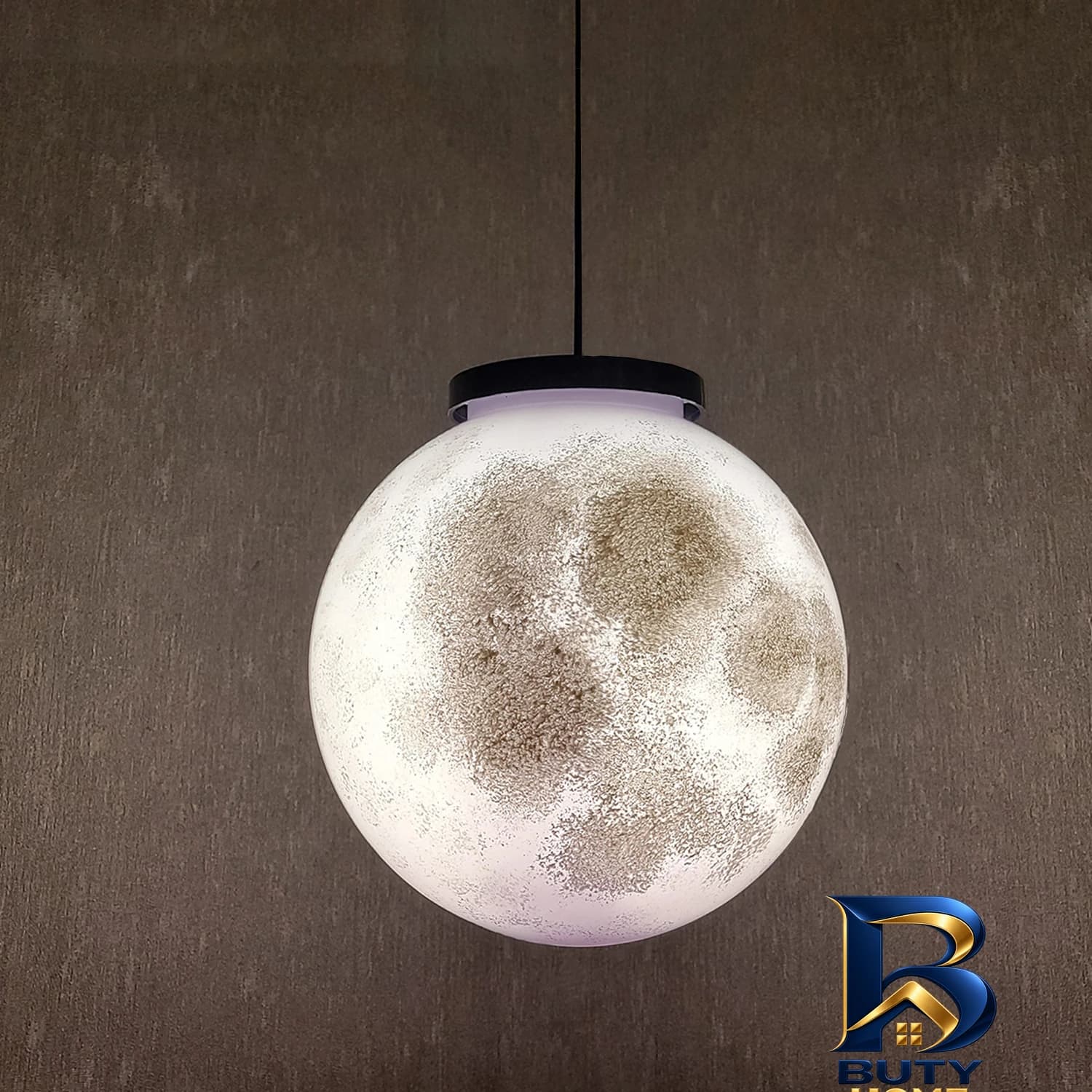 چراغ آویز مدل کره ماه با کد 30 — تصویر ۶