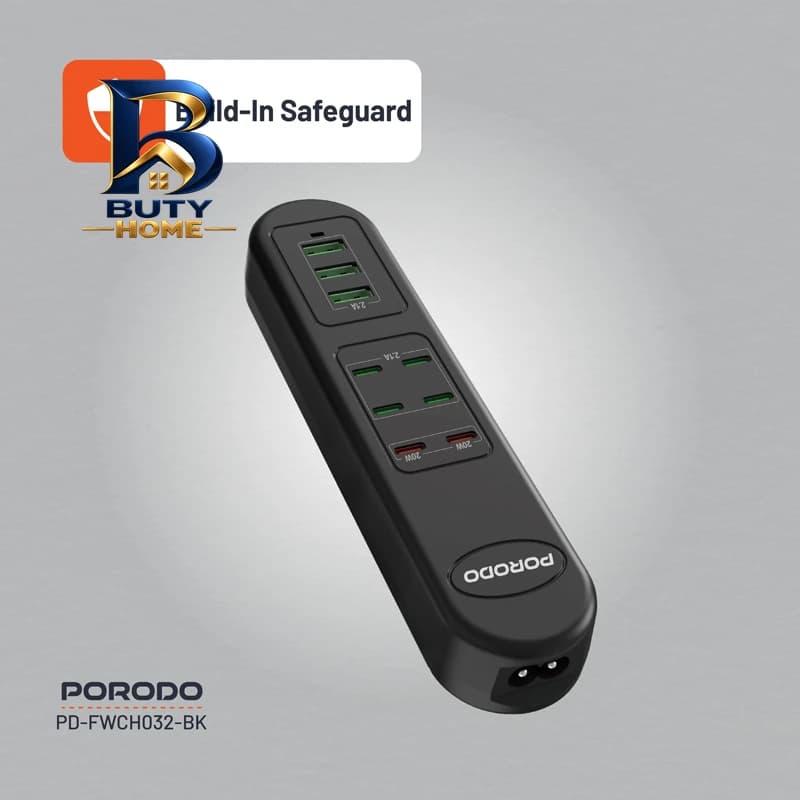 چندراهی برق پرودو مدل USB HUB با دو پورت PD — تصویر ۸