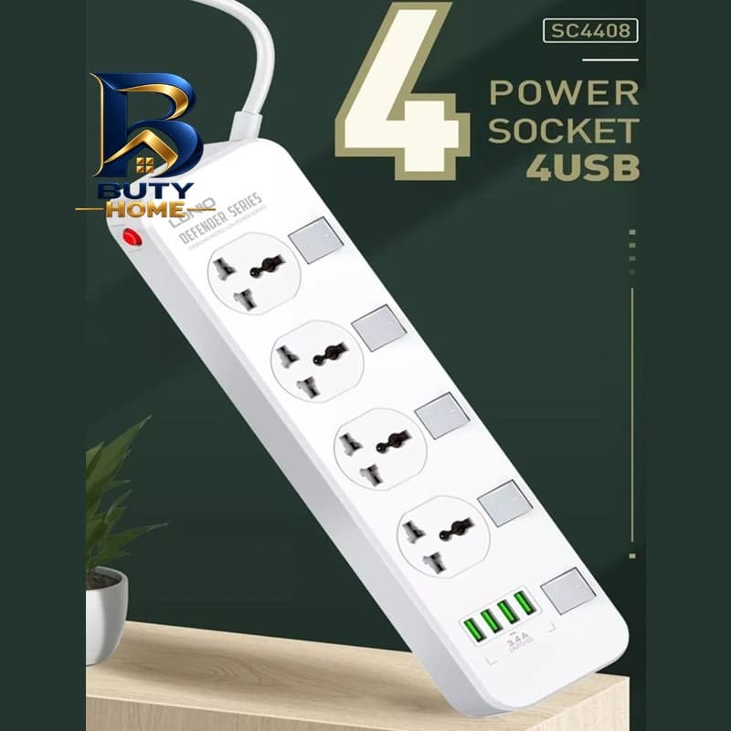 چند راهی برق مدل الدینیو Power Socket — تصویر ۶