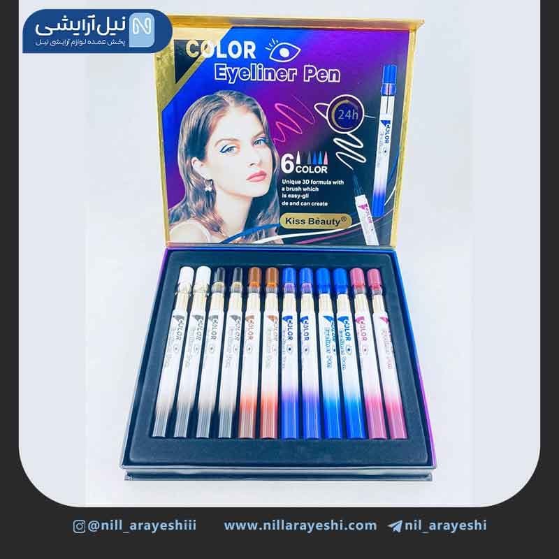 خط چشم قلمی ماژیکی رنگی کیس بیوتی کد 03 – 59142