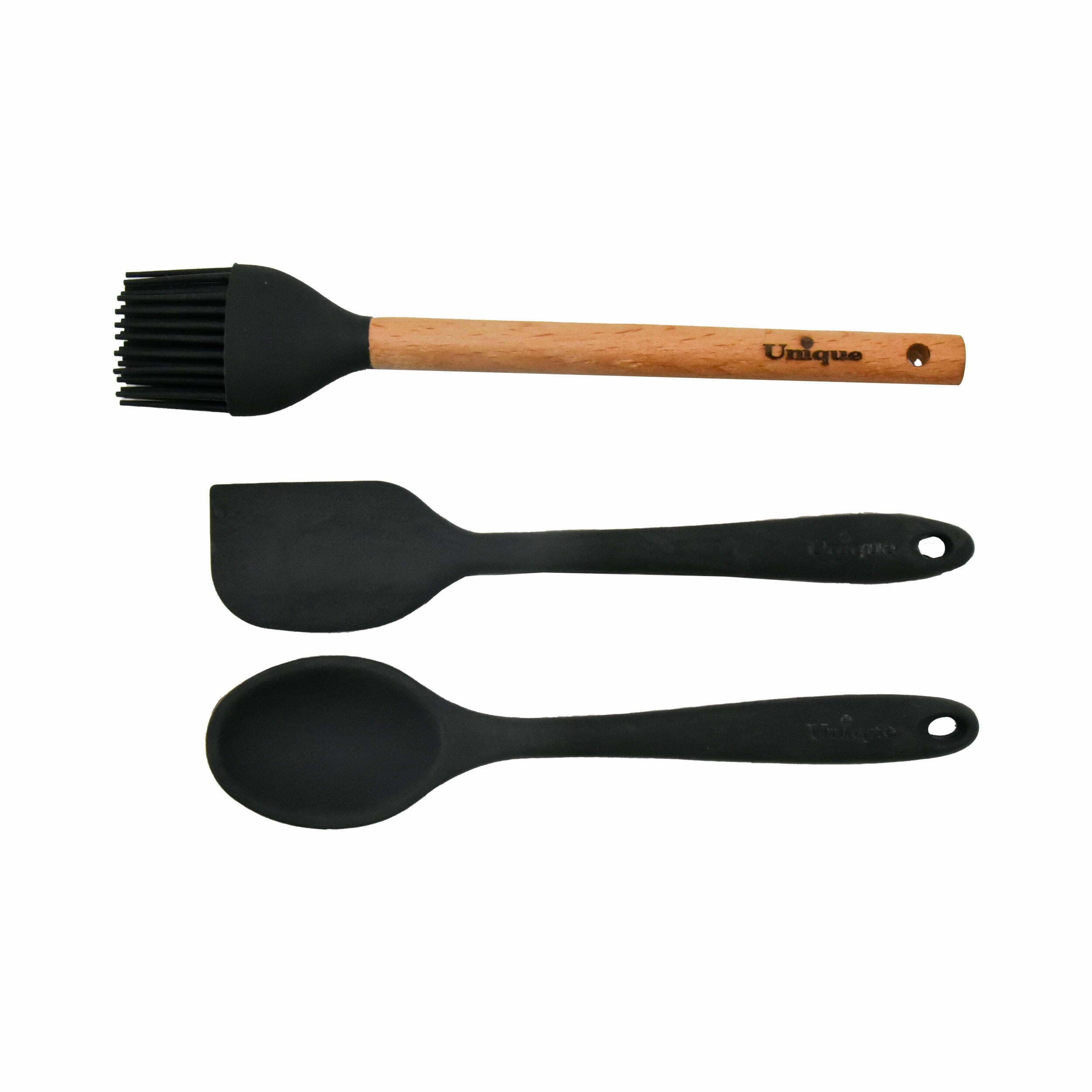 سرویس کفگیر و ملاقه 10 پارچه سیلیکونی یونیک کد UN-1185 — تصویر ۵