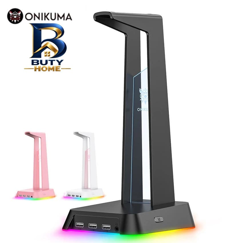 پایه نگهدارنده هدفون اونیکوما مدل USB هاب کد st-۲ اصل — تصویر ۸