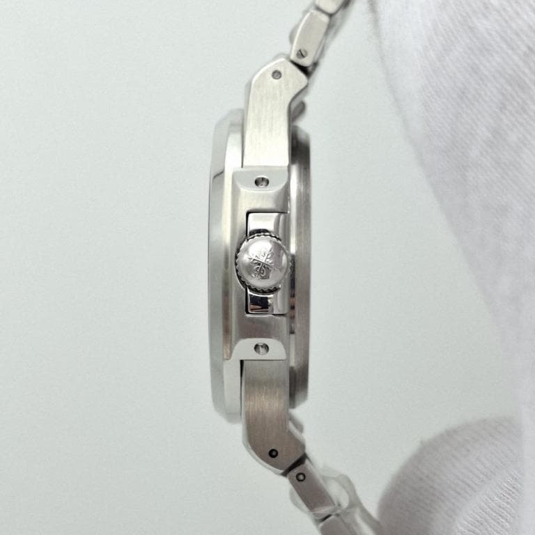 ساعت مردانه پتک فیلیپ ناتیلوس صفحه قهوه ای(نسکافه ای) موتور ژاپن Patek Philippe — تصویر ۴