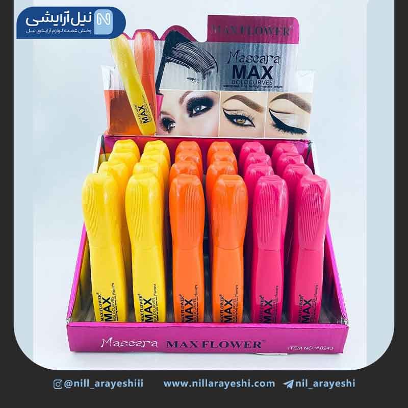 ریمل سه فرچه مکس فلاور کد A0243 — تصویر ۲