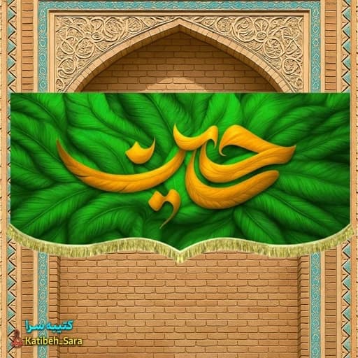 کتیبه مخمل امام حسین طرح پر