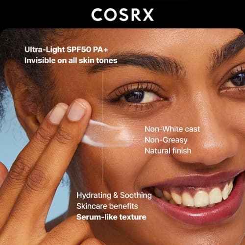 ضد آفتاب بی‌رنگ اولترا لایت کوزارکس SPF50+ PA++++ حجم ۵۰ میل — تصویر ۳