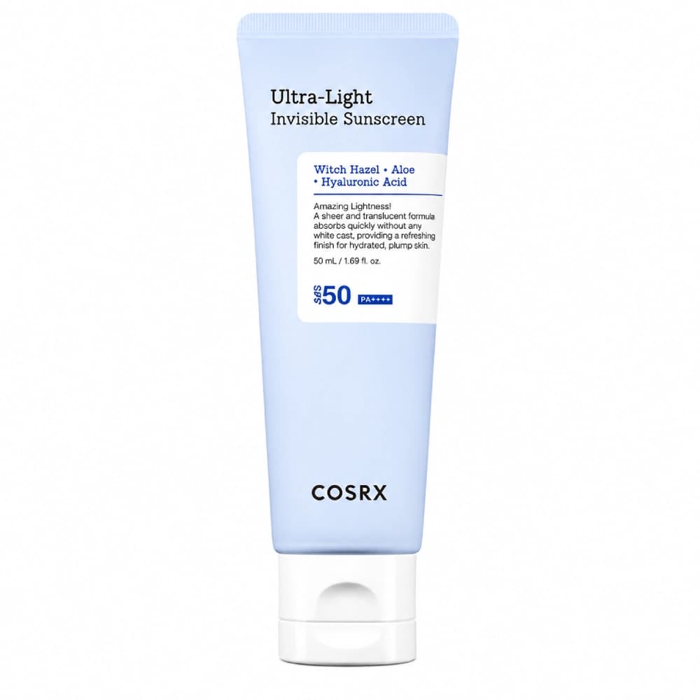ضد آفتاب بی‌رنگ اولترا لایت کوزارکس SPF50+ PA++++ حجم ۵۰ میل
