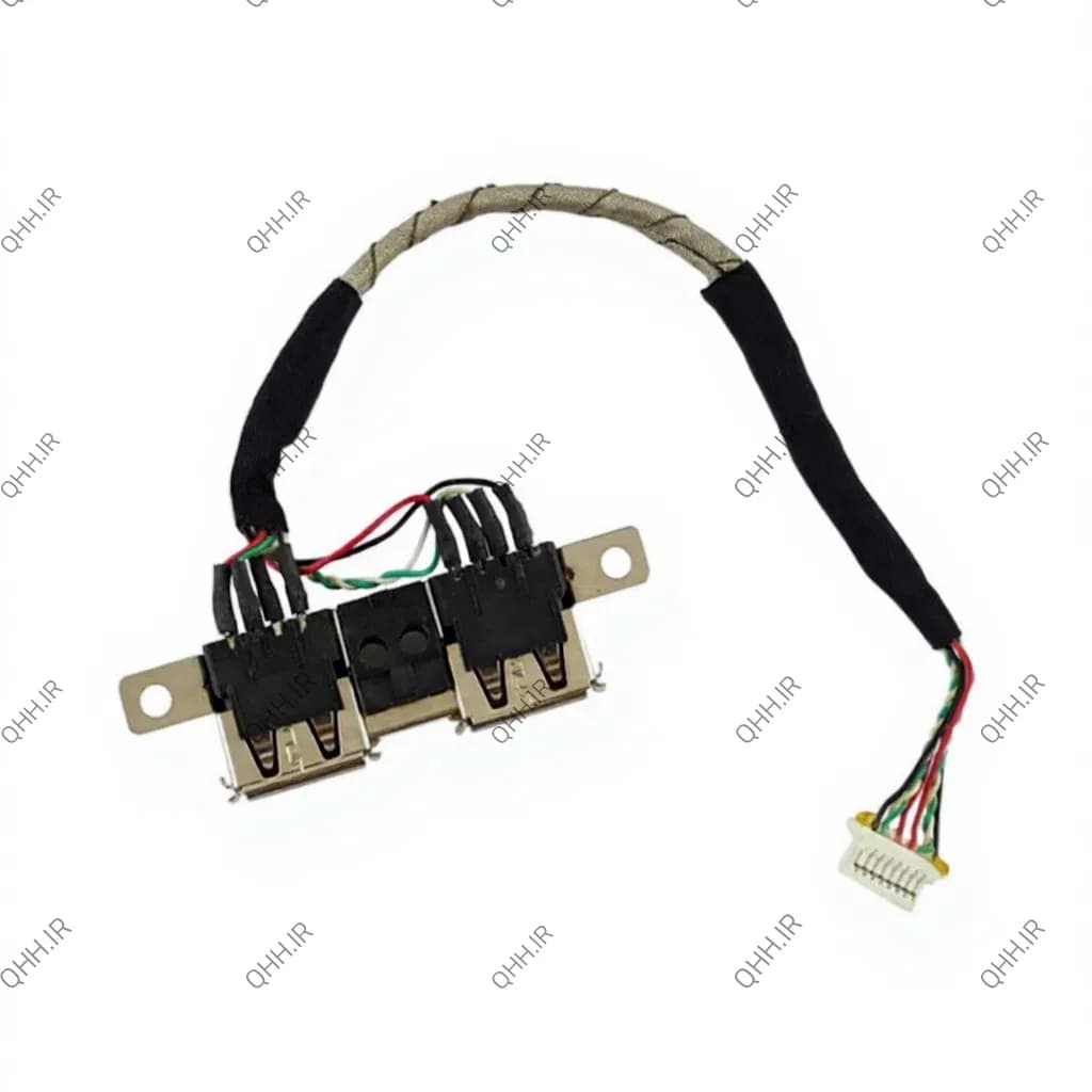 جک یو اس بی لپ تاپ USB2 برای توشیبا Satellite L505_6017B0196601 باکابل — تصویر ۲