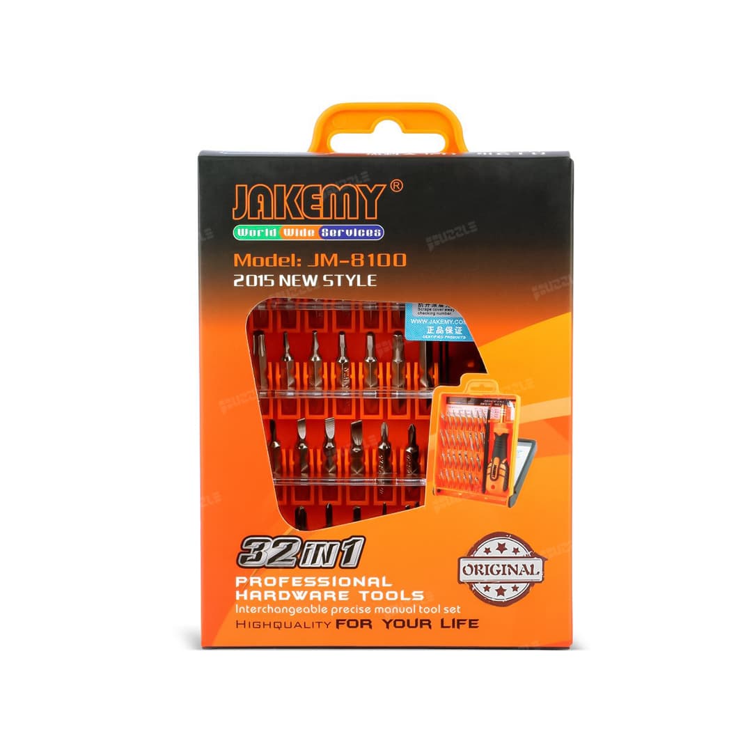 ست پیچ گوشتی 32 عددی جاکمی Jakemy JM-8100 — تصویر ۵
