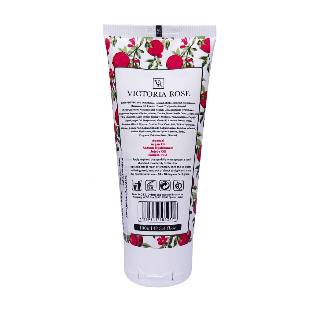 کرم دست ویکتوریا رز مدل Pomegranate حجم 100 میلی لیتر — تصویر ۲