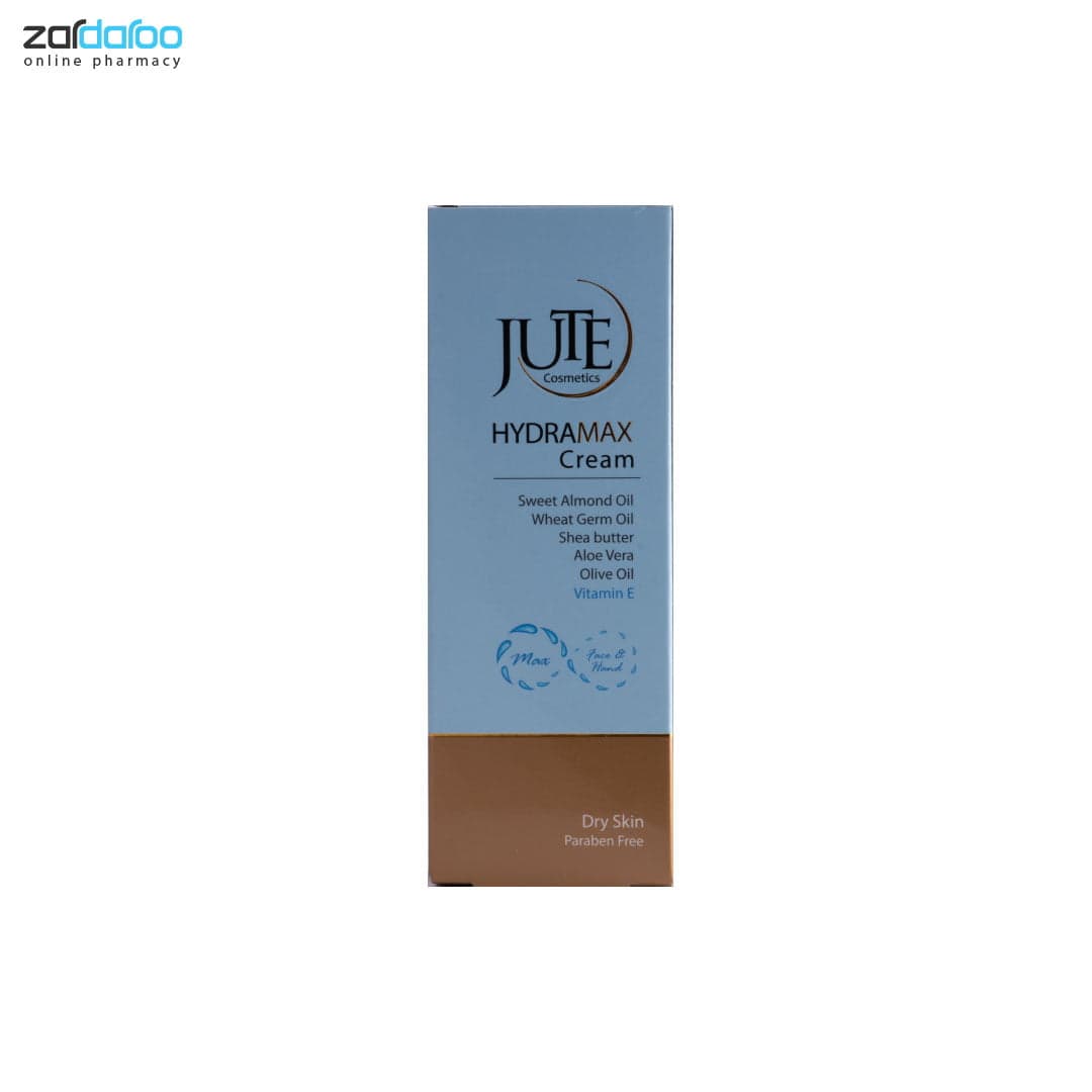 کرم آبرسان دست و صورت هیدرا مکس پوست خشک تیوپی ژوت Jute