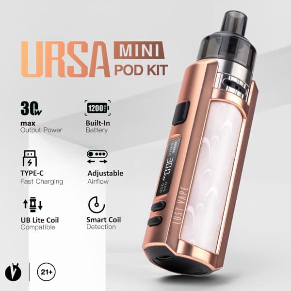 پاد ویپ اورسا مینی لاست ویپ | Lost Vape Ursa Mini Pod Kit — تصویر ۶