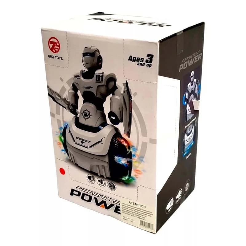 ربات اسباب بازی مدل چراغدار موزیکال PERSISTENT POWER 01 کد 15-606 — تصویر ۵