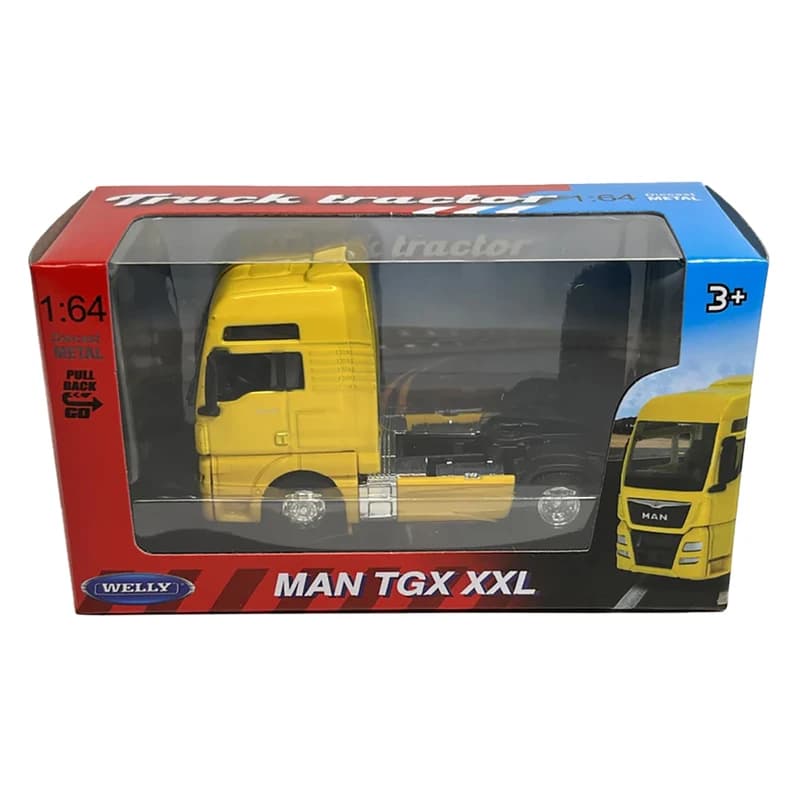 ماکت ماشین وِلی مدل تریلی ده چرخ Man TGX XXL کد 68010L-GW — تصویر ۶